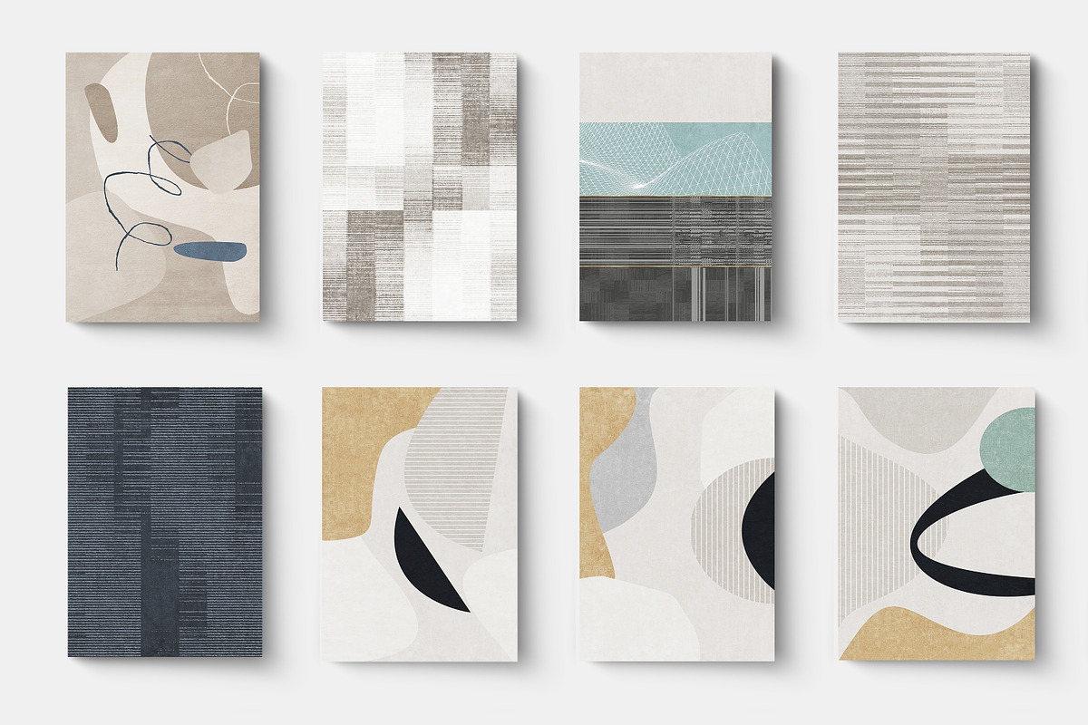 Simple Abstract Painting Art Poster, a Wallpaper Graphic by Muzi pear studio (Photo 8 of 9)