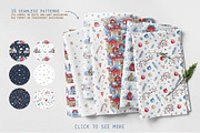 Christmas House, a Texture Illustration by Watercolor by Tonia Tkach (Thumbnail 4 of 7)