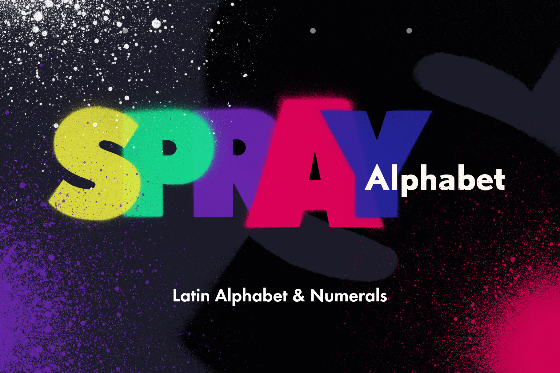 Spray Art Painter’s Alphabet, an Object Graphic by Design Squad
