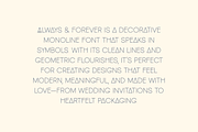 Always and Forever Font, a Sans Serif Font by Cosy Fox (Thumbnail 6 of 7)