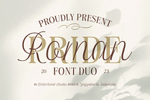 Roman Pride - Font Duo