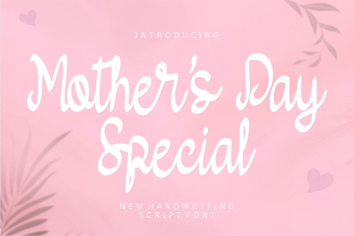 Mother's Day Special - Handwritting, a Handwritten Font by KiddoGlyphs Studio (Photo 1 of 7)