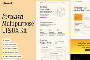 Forward- Multipurpose UI&UX Kit, a Websites & App Template by Base Design Studio