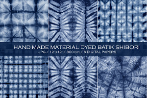 Shibori patterns, a Texture Graphic by vetre.antanaviciute