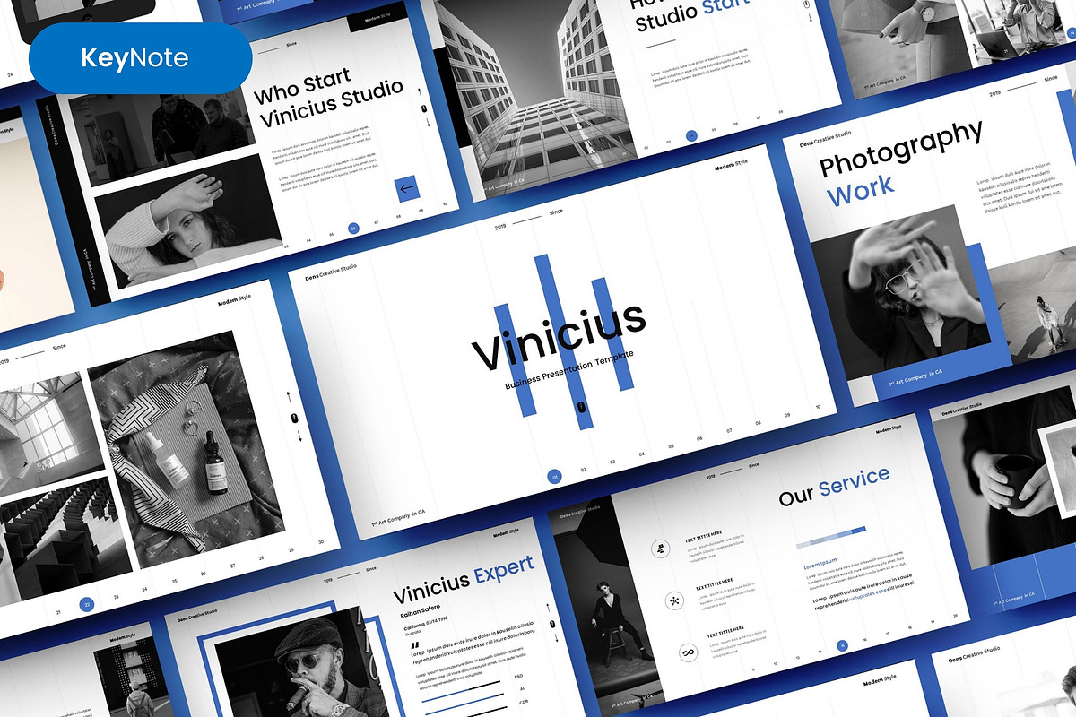 Vinicius – Business Keynote Template, a Presentation Template by Dens Creative Studio (Photo 1 of 6)