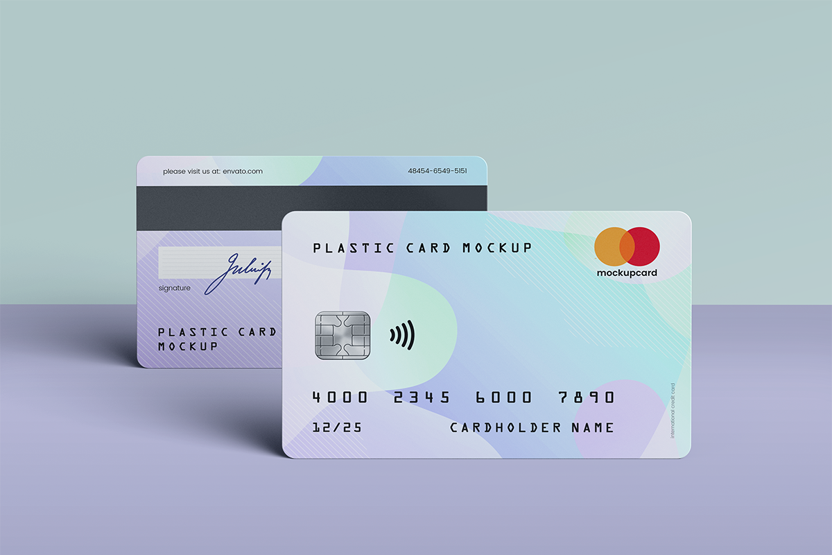 Plastic Card - Bank Card MockUp, a Product Mockup by coloformia (Photo 9 of 18)