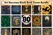Art Nouveau Blank Book Cover Bundle, a Brochure Template by LA Design (Thumbnail 1 of 10)
