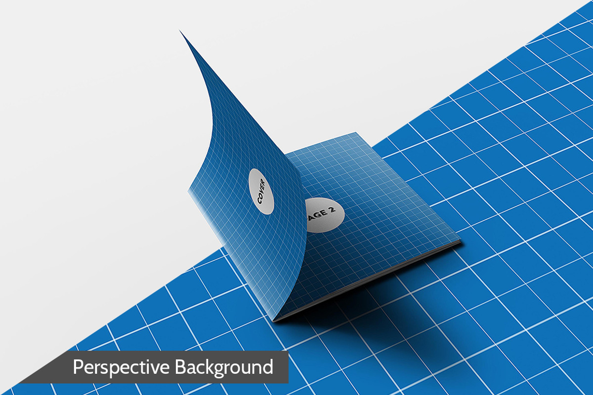 Square Brochure Mockups Pack Bundle, a Print Template by Kongkow (Photo 12 of 15)