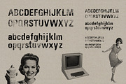 Dirty Halftone Font, a Sans Serif Font by Offset (Thumbnail 3 of 6)