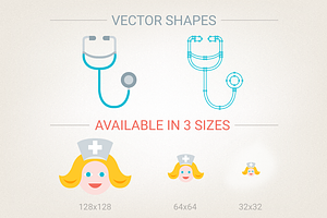 Flat Medical Icons