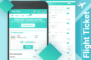 Flight Ticket Responsive HTML