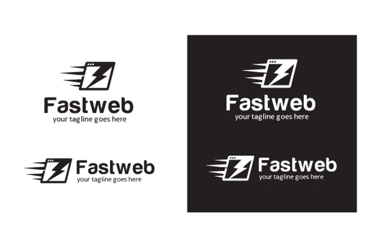 Fast Web Logo, a Branding & Logo Template by gunaonedesign