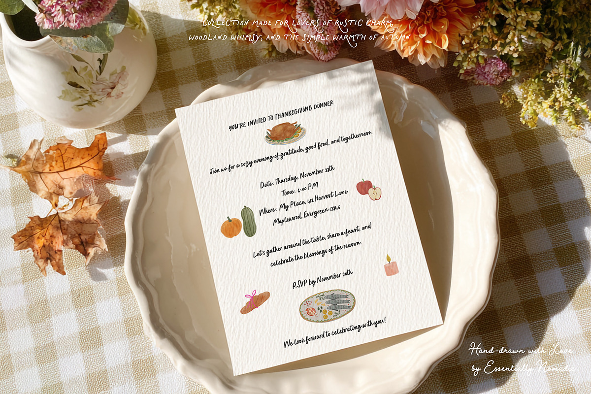 Cozy Autumn days Cottagecore Clipart, an Object Graphic by Essentially Nomadic (Photo 6 of 10)