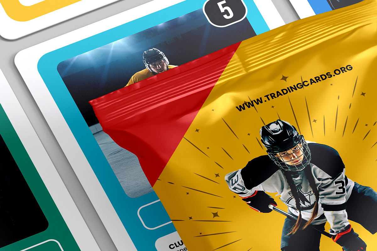 Trading Cards Mockup v2 - 9 views, an Advertising Mockup by Illusiongraphic (Photo 15 of 20)