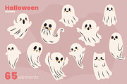 Halloween bundle, a Seasonal Illustration by moja doodle (Thumbnail 2 of 6)