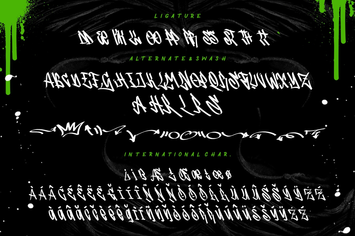 Graffity Stylish Graffiti Street, a Script Font by Creatype Studio (Photo 8 of 9)