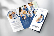 Veterinary Clinic Trifold Brochure, a Brochure Template by WheelieMonkey (Thumbnail 1 of 3)