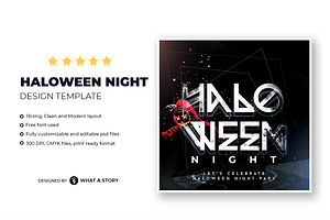 Halloween Night  Flyer Template