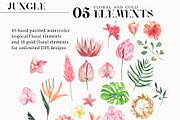 Jungle Paradise Pink Tropical Floral, a Decorative Illustration by Catch the Dream Art (Thumbnail 11 of 17)