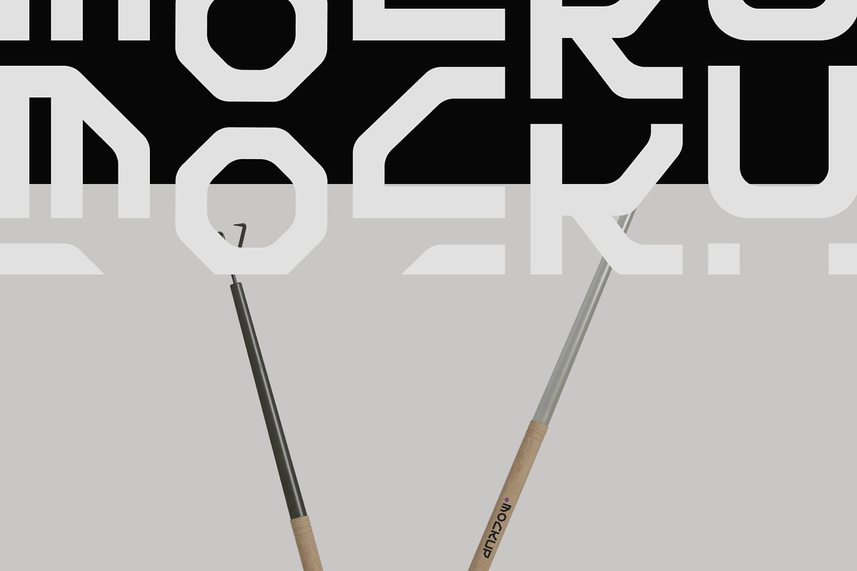Long Hand Garden Fork Mockup, a Household Mockup by hiddemaru (Photo 3 of 4)