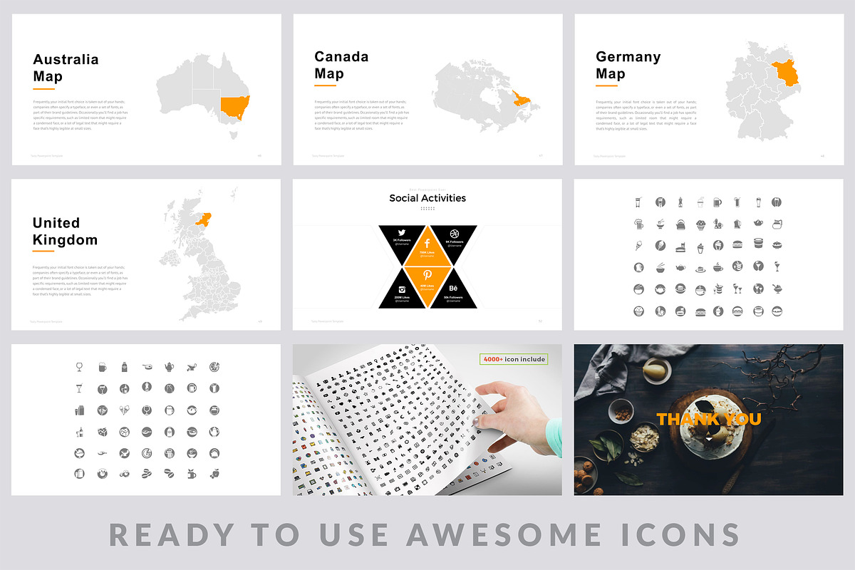 Tasty Food Powerpoint Template, a Presentation Template by ZAAS (Photo 9 of 11)