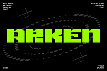 Arken – Modern Futuristic Font