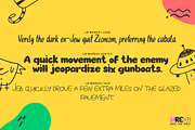 BAREMY. Doodle font family., a Handwritten Font by Luxfont (Thumbnail 7 of 10)