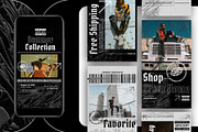 SALE! Streetwear Vol2 Instagram Pack, a Social Media Template by Nenjo Studio (Thumbnail 3 of 4)