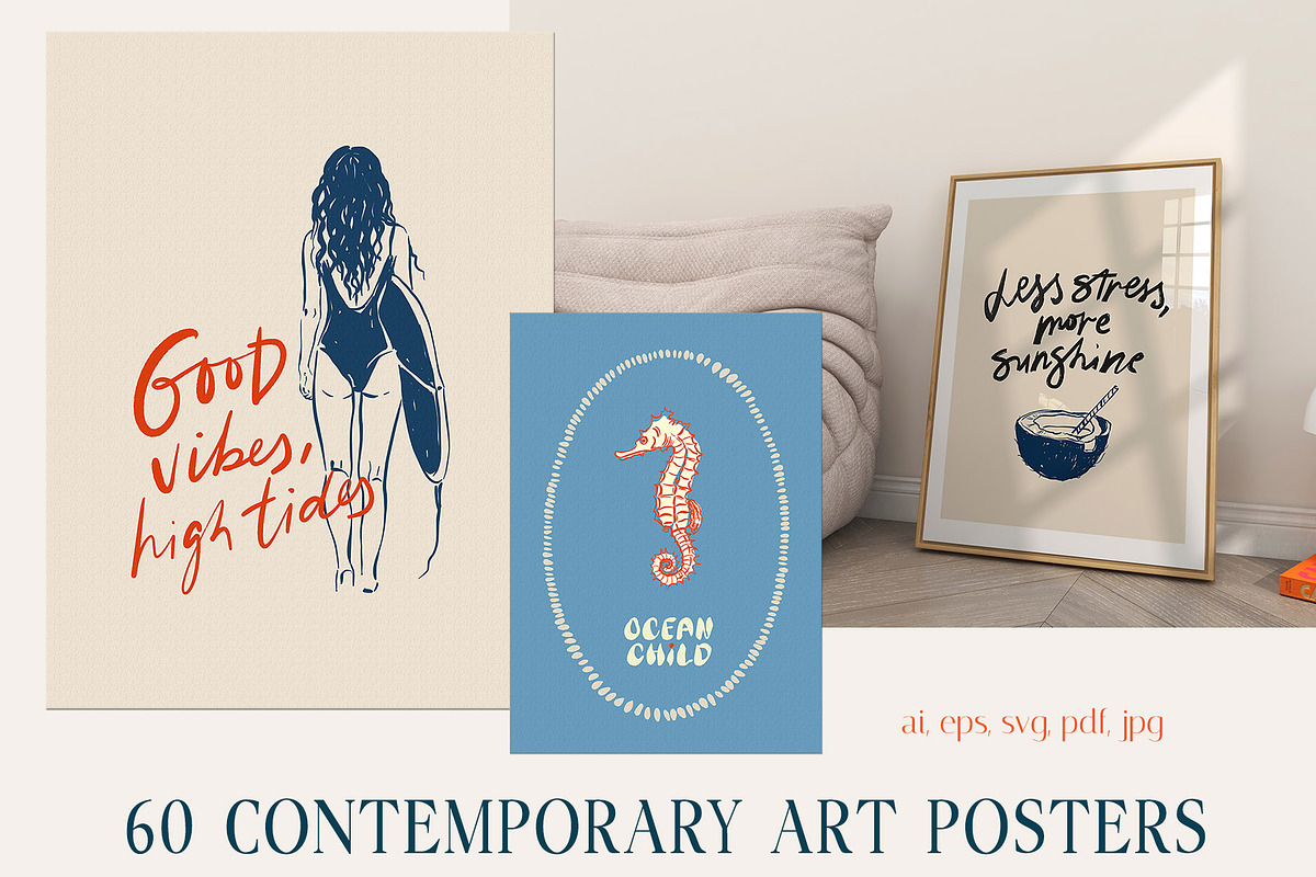Mediterranean Lifestyle Poster Print, an Object Illustration by Yuliya Derbisheva (Photo 5 of 11)