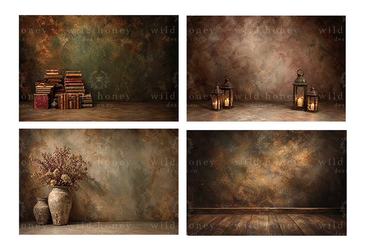 Old Masters Digital Backdrops BUNDLE, a Layer Style Add-On by Wild Honey Design Co. (Photo 6 of 6)