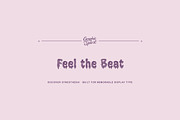 Synesthesia Striped Psychedelic Font, a Sans Serif Font by Graphic Spirit (Thumbnail 8 of 8)