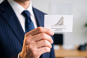 Corporate Business Card Mockup, an Advertising Mockup by Designer Dude (Thumbnail 1 of 2)