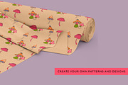 Magic Mushrooms, an Object Graphic by Pulpixel Design (Thumbnail 3 of 7)