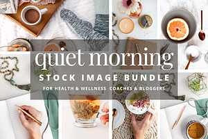 QUIET MORNING styled stock bundle