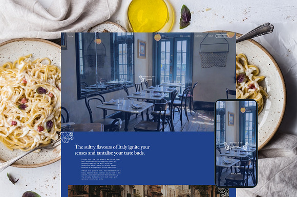 Sicily Restaurant - Squarespace 7.1 Template preview 8