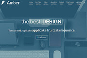 Amber - Responsive Multi-Template, a Bootstrap Template by themeMatch (Thumbnail 2 of 4)