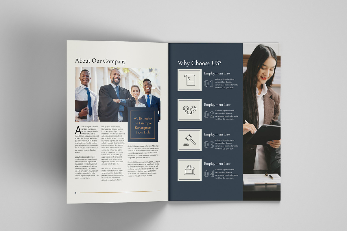 Lawyer Brochure, a Brochure Template by azadcsstune (Photo 7 of 8)