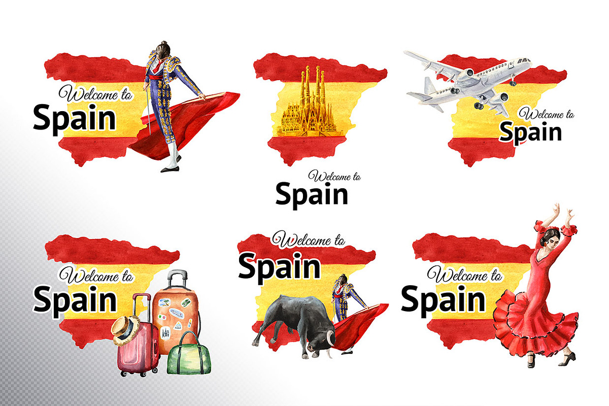 Welcome to Spain, a Person Illustration by Daria Ustiugova (Photo 2 of 15)