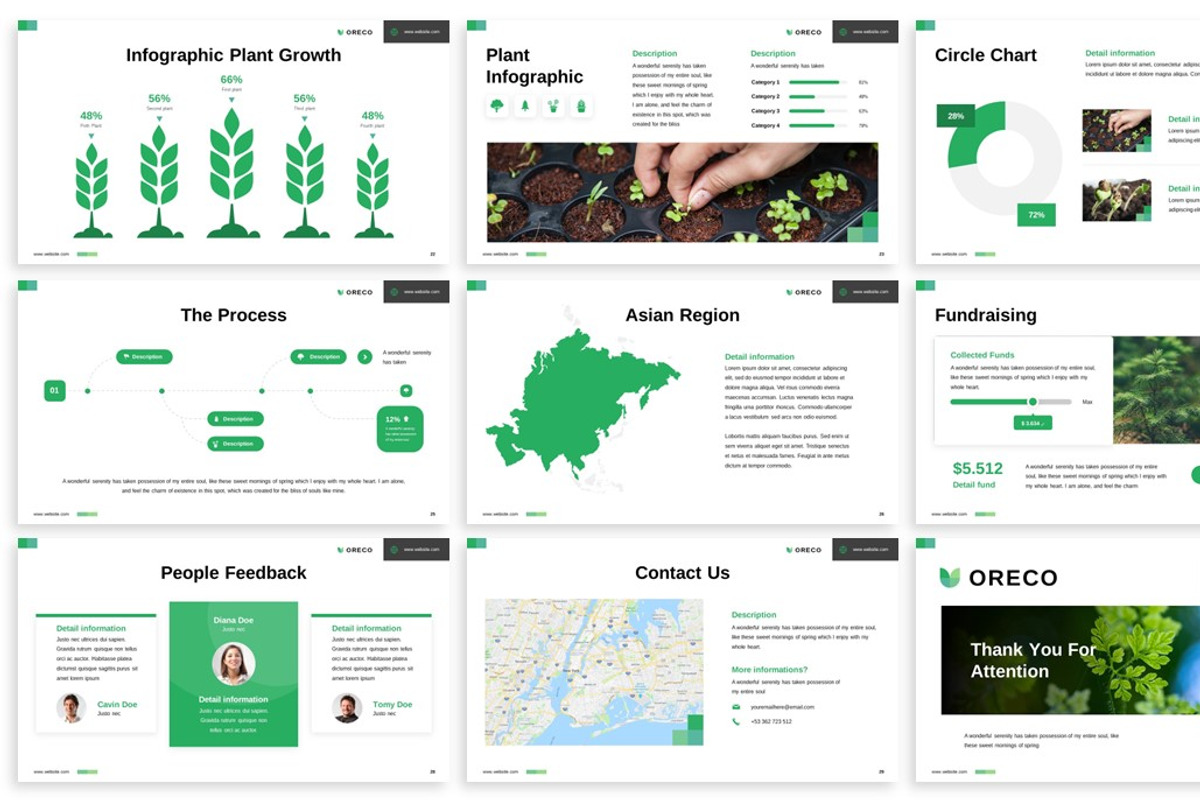 Oreco - Environment Keynote Template, a Presentation Template by SlideFactory (Photo 4 of 4)