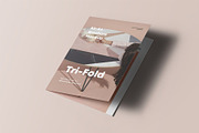 Tri-Fold A5 Brochure Mock-up 3, an Advertising Mockup by Se٧enStudio (Thumbnail 12 of 16)