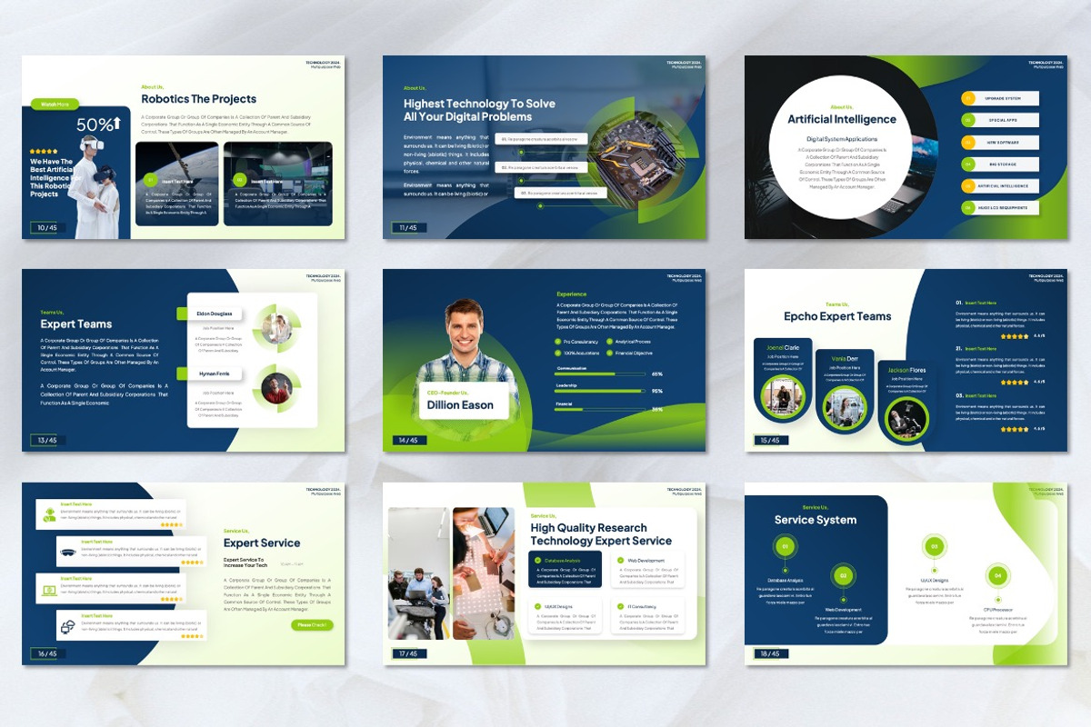 Epcho - Technology Powerpoint, a Presentation Template by Dhabee (Photo 7 of 7)