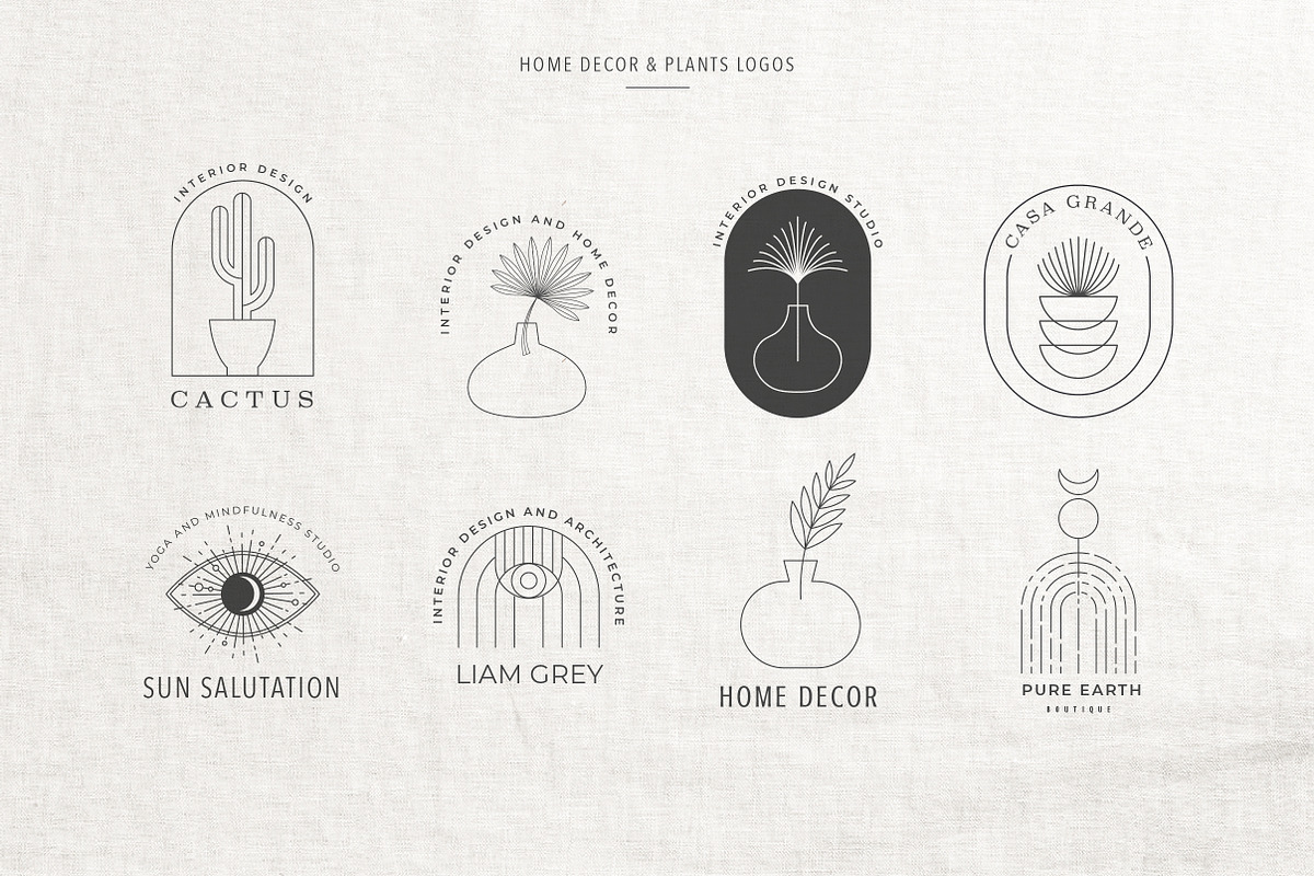 Bohemian Minimal Logos collection, a Branding & Logo Template by Marish (Photo 5 of 13)