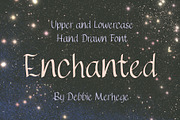 Enchanted - a hand drawn font, a Font by Deb M Illustrates (Thumbnail 1 of 4)