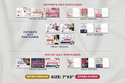 Real Estate Holiday Postcards Canva, a Card Template by CreativeVinesStore (Thumbnail 3 of 8)