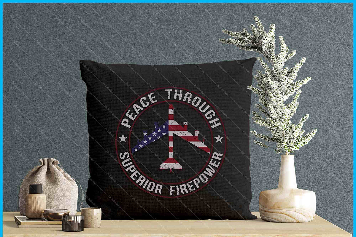 Peace Through Superior Firepower Vintage SVG