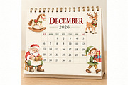 Christmas Watercolor PNG, a Seasonal Illustration by Villa 11 Estudio (Thumbnail 7 of 9)