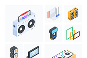 Studio Isometric Icon Set, a Duotone Icon by Vectors Market (Thumbnail 5 of 10)