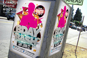 Bday Bash Flyer Template