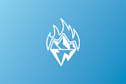 Ice & Fire Simple Logo For Business, a Branding & Logo Template by Logo Loom (Thumbnail 4 of 4)