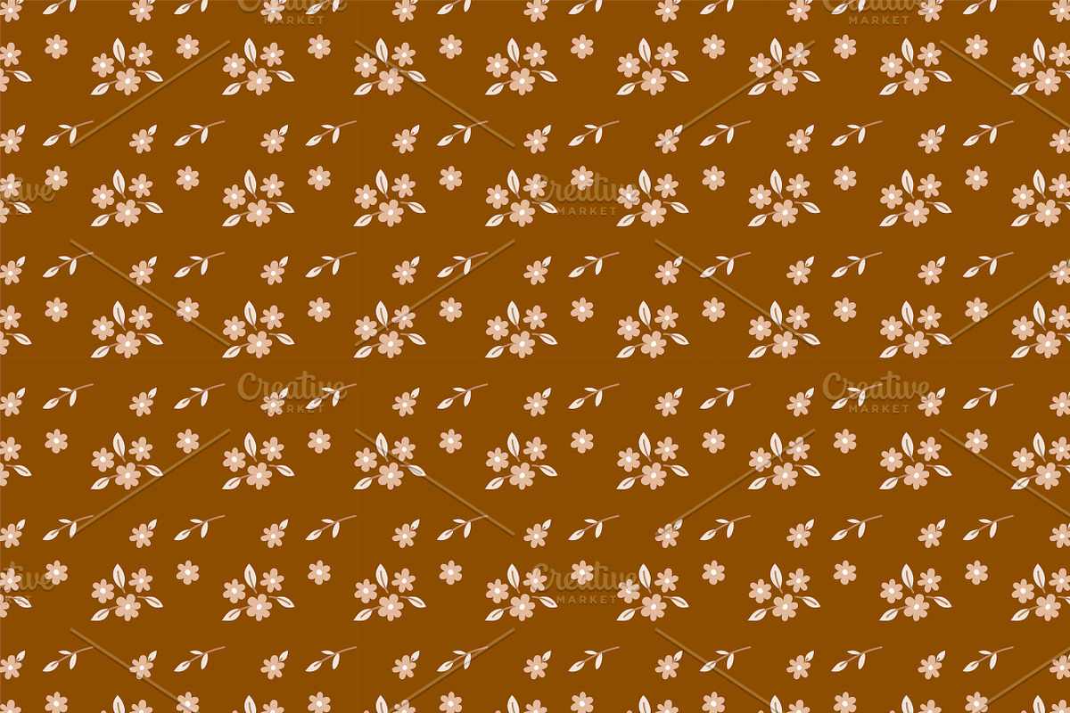 Sandy Stripes and flowers patterns, a Pattern Graphic by Lyolya Profitrolya (Photo 7 of 7)